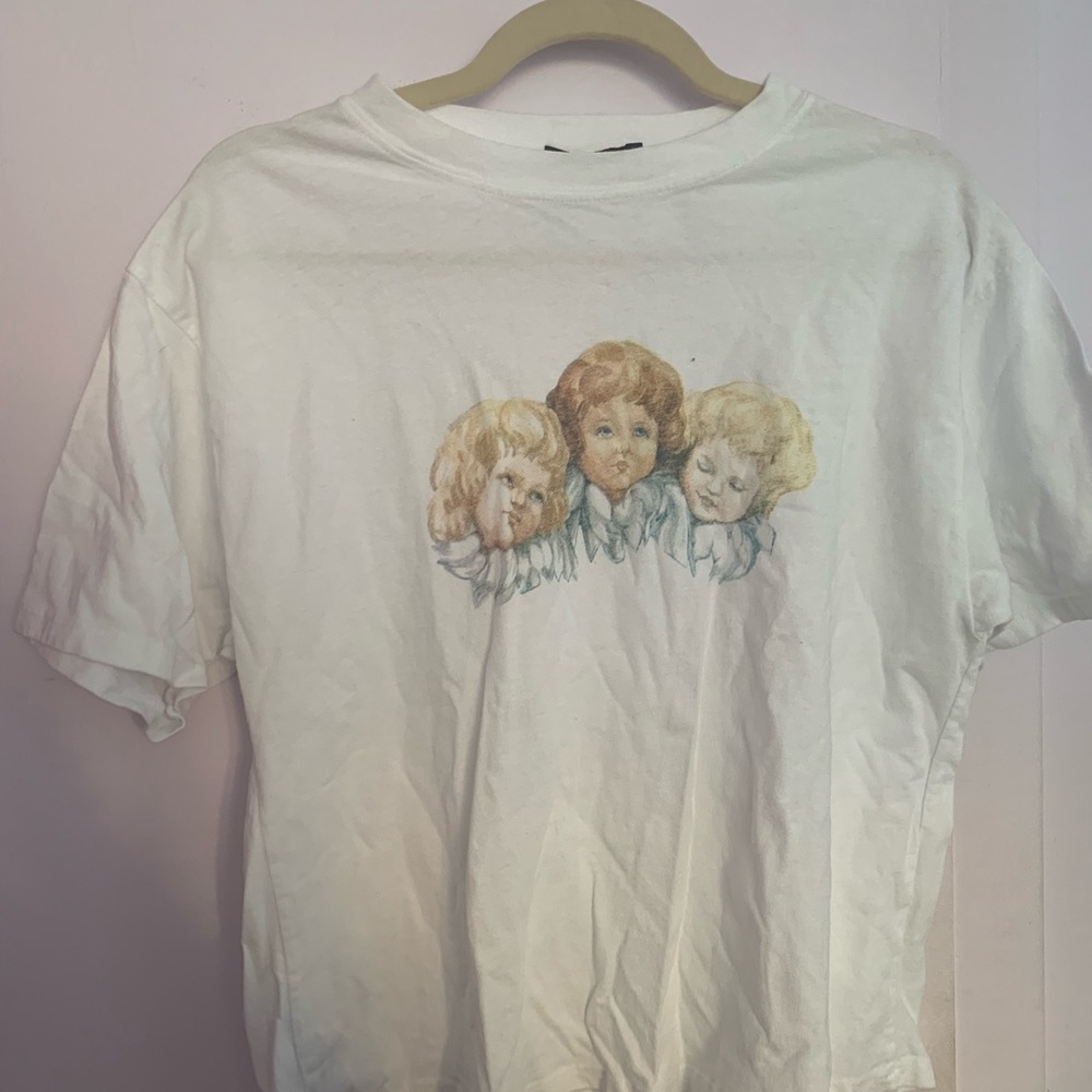Brandy Melville White Graphic Tee - New With Tag!